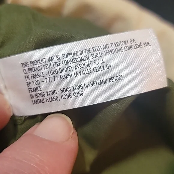 EUC Vintage Disney Park Exclusive Animal Kingdom Canvas Cinch Backpack (4/1998) - Picture 6 of 8